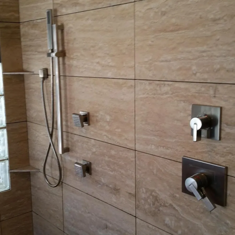 Shower fixture installation for Water Heater Replacement in Malvern
